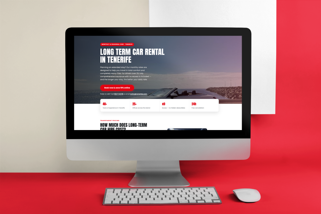 Canarias.com Website Mockup